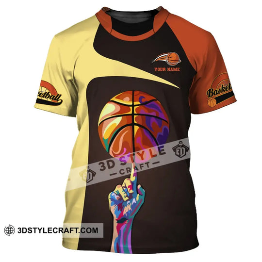 Unisex Shirt - Custom Name, Team Name And Number T-Shirt - Basketball Shirt - Basketball Clothing style option 2
