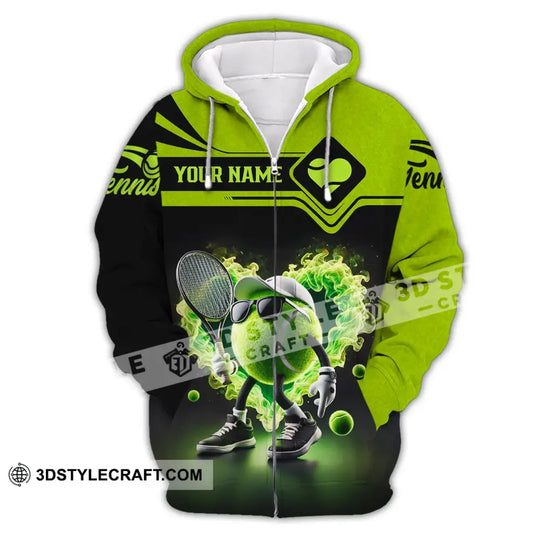 Unisex Shirt - Custom Name Shirt Tennis Ball style option 3