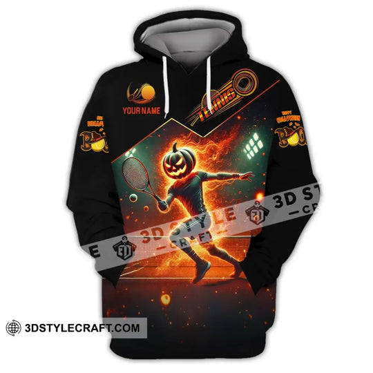 Unisex Shirt - Custom Name Shirt Tennis Halloween style option 2