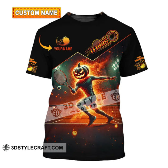 Unisex Shirt - Custom Name Shirt Tennis Halloween style option 1