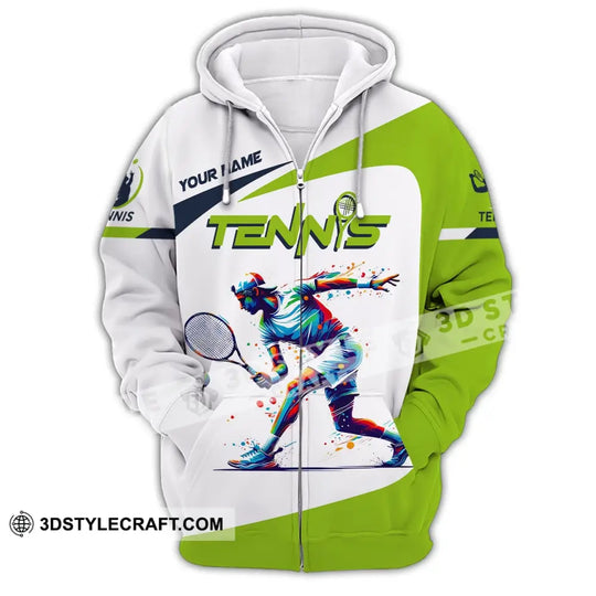 Unisex Shirt, Custom Name Tennis Player Shirt, T-Shirt for Tennis Lover, Tennis Team Uniform style option 2