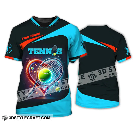 Unisex Shirt, Custom Name Tennis T-Shirt, Tennis Hoodie Long Sleeve Shirt, Gift for Tennis Lovers style option 2