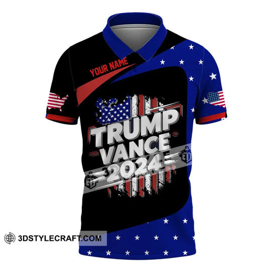 Unisex Shirt, Custom Name Trump Vance 2024 Shirt, Trump For President T-Shirt style option 4