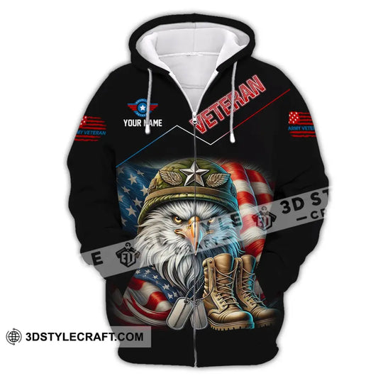 Unisex Shirt, Custom Name Veteran Shirt, Veteran Memorial Shirt style option 3
