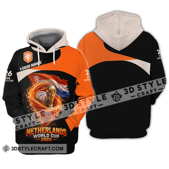Unisex Shirt - Custom Netherlands 3D Shirt style option 3