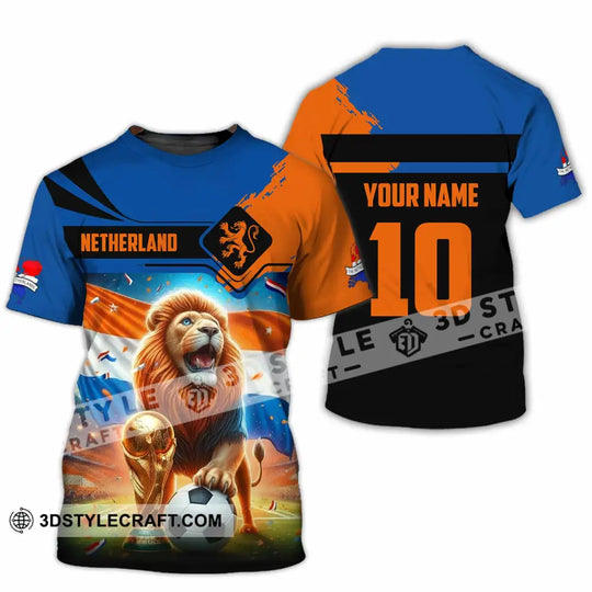 Unisex Shirt - Custom Netherlands 3D Shirt style option 2