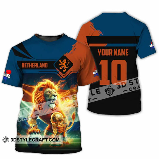 Unisex Shirt - Custom Netherlands 3D Shirt style option 4