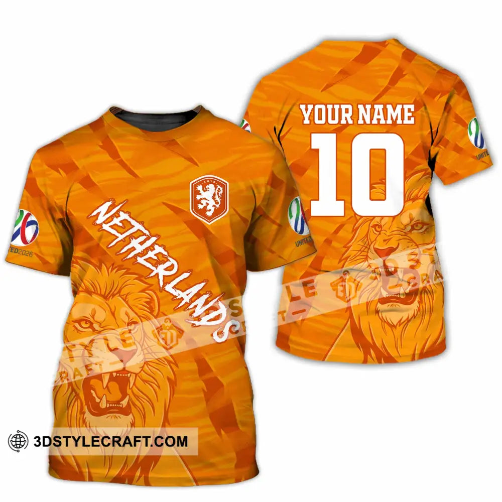 Unisex Shirt - Custom Netherlands 3D Shirt T-Shirt / S T-shirt