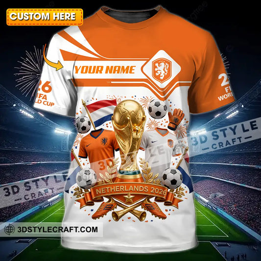 Unisex Shirt - Custom Netherlands World Cup 2026 Shirt - T-shirt