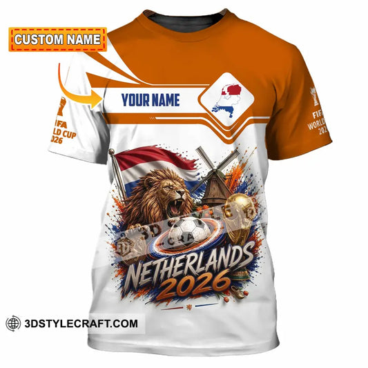Unisex Shirt - Custom Netherlands World Cup 2026 Shirt - T-shirt