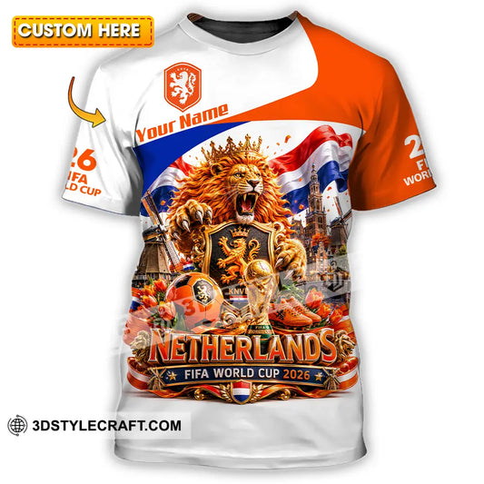 Unisex Shirt - Custom Netherlands World Cup 2026 Shirt - T-shirt