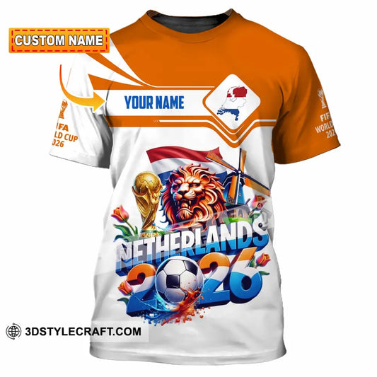 Unisex Shirt - Custom Netherlands World Cup 2026 Shirt - T-shirt