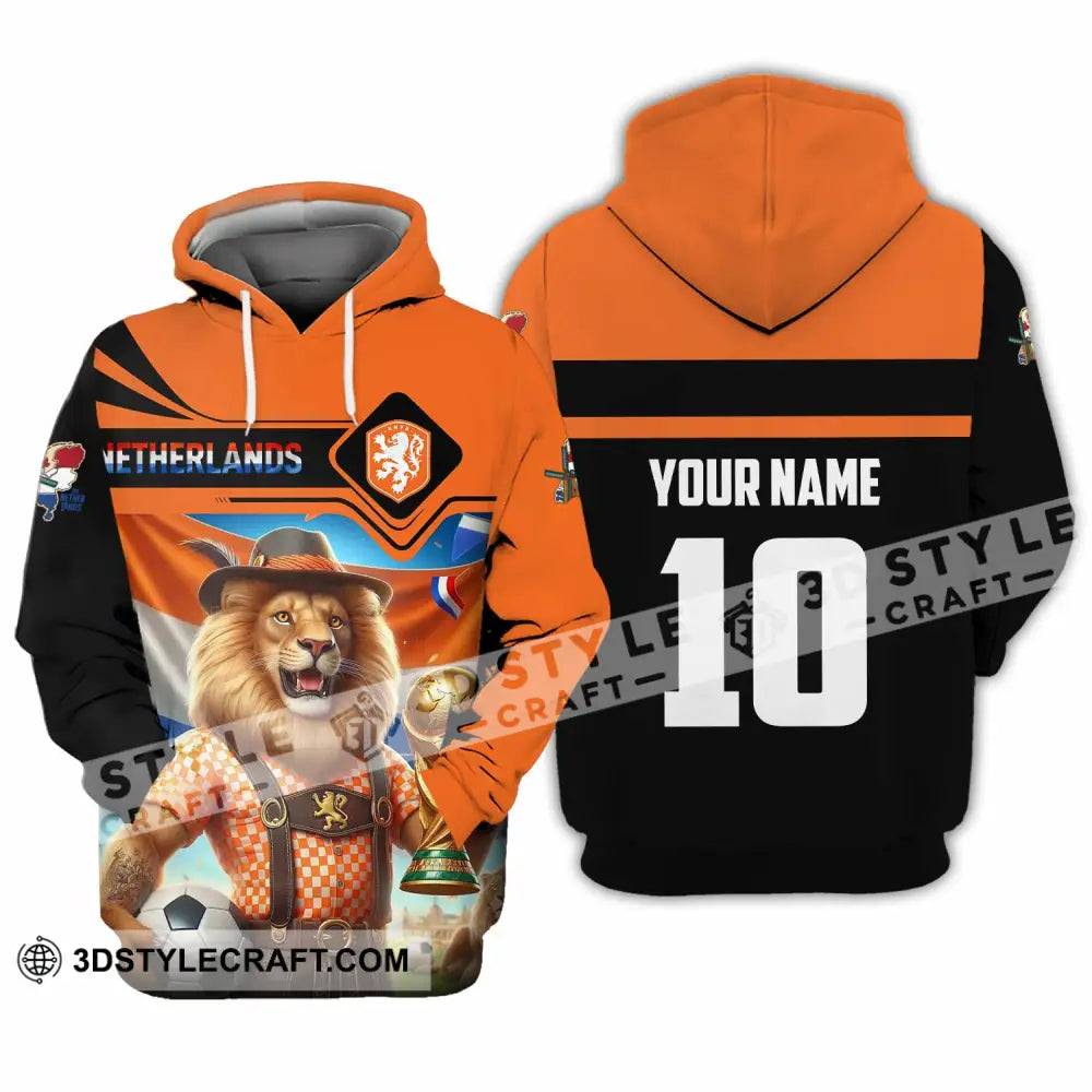 Unisex Shirt - Custom Netherlands World Cup 2026 3D Shirt Hoodie / S T-shirt