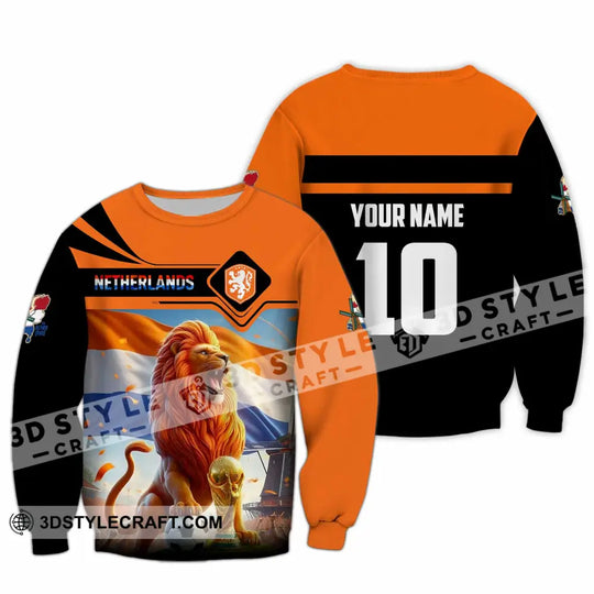 Unisex Shirt - Custom Netherlands World Cup 2026 3D Shirt style option 4