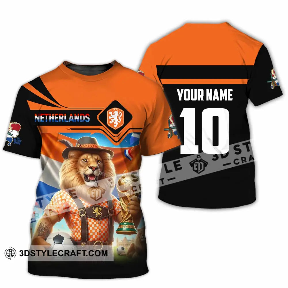 Unisex Shirt - Custom Netherlands World Cup 2026 3D Shirt T-Shirt / S T-shirt