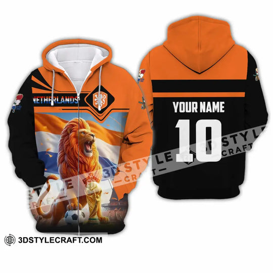 Unisex Shirt - Custom Netherlands World Cup 2026 3D Shirt style option 2