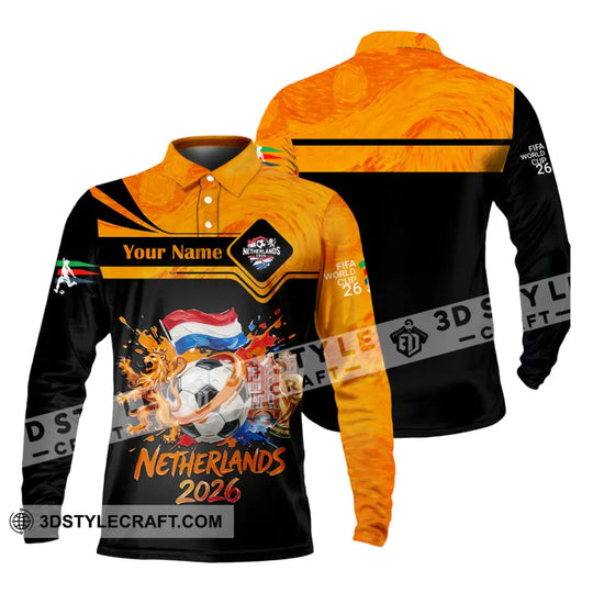 Unisex Shirt - Custom Netherlands World Cup 2026 Shirt style option 4