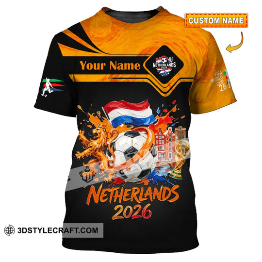 Unisex Shirt - Custom Netherlands World Cup 2026 Shirt style option 1
