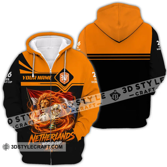 Unisex Shirt - Custom Netherlands World Cup 2026 Shirt style option 4