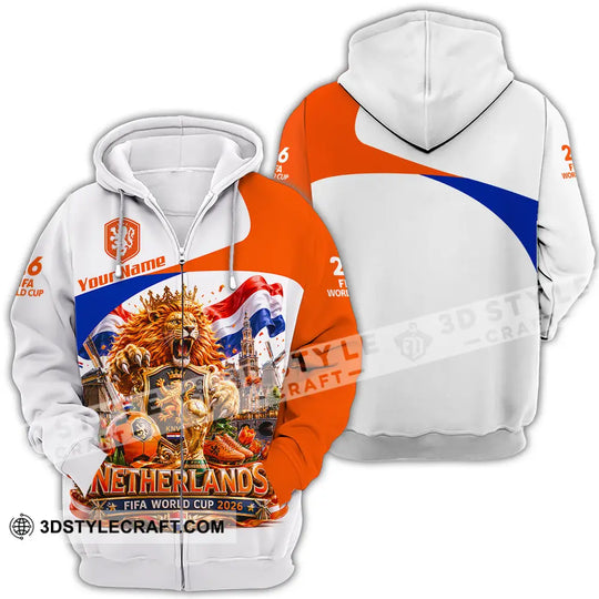 Unisex Shirt - Custom Netherlands World Cup 2026 Shirt style option 4