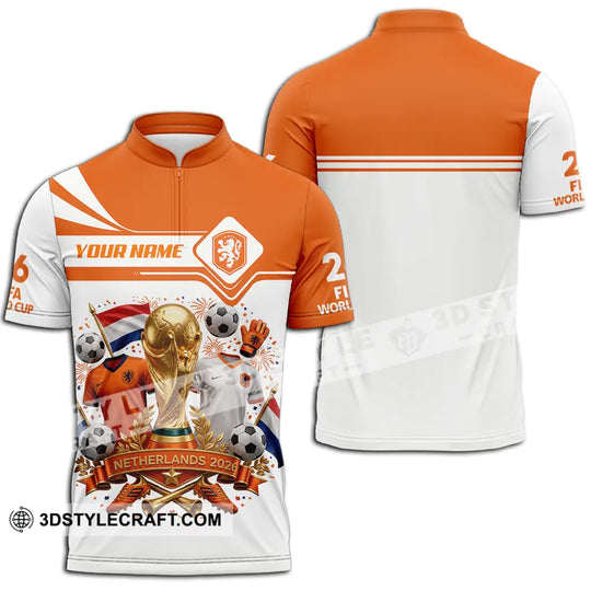Unisex Shirt - Custom Netherlands World Cup 2026 Shirt style option 2