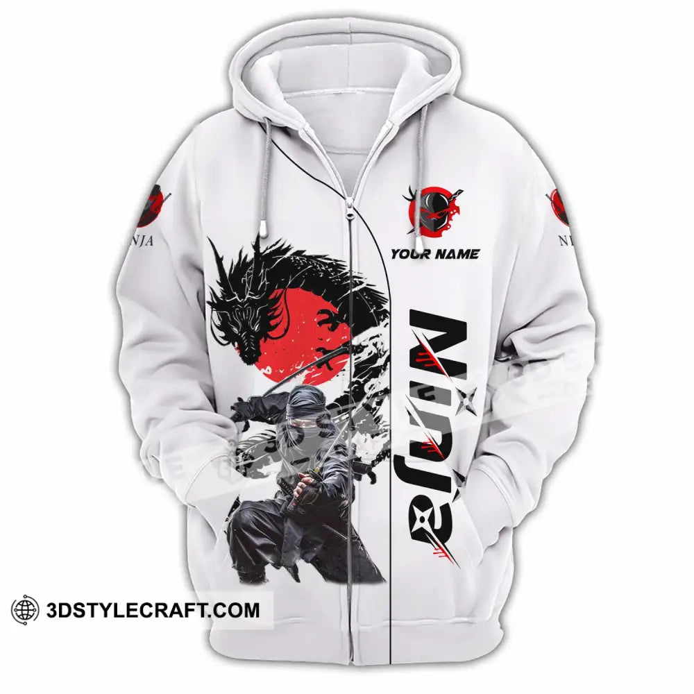 Unisex Shirt - Custom Ninja Design Shirt Zipper Hoodie / S T-shirt