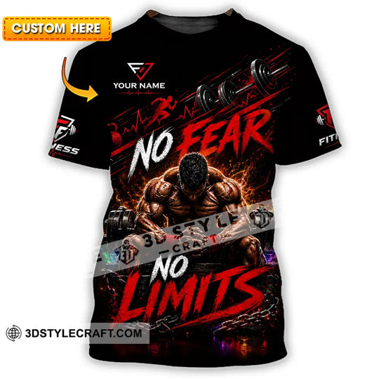 Unisex Shirt - Custom No Fear No Limits Shirt style option 1