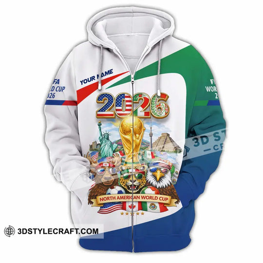 Unisex Shirt - Custom North American FIFA 3D Shirt style option 4