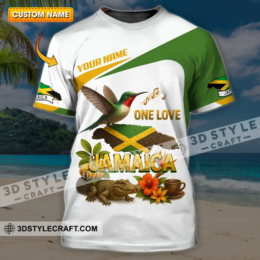 Unisex Shirt - Custom One Love Jamaica Shirt T-shirt