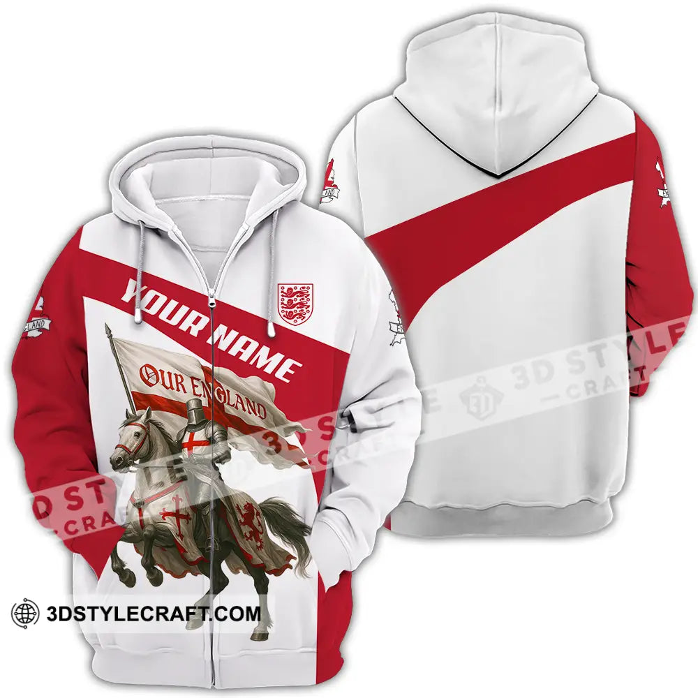 Unisex Shirt - Custom Our England Shirt Zipper Hoodie / S T-shirt