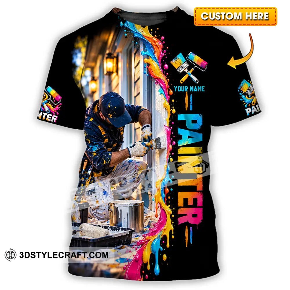 Unisex Shirt - Custom Painter Shirt - T-shirt