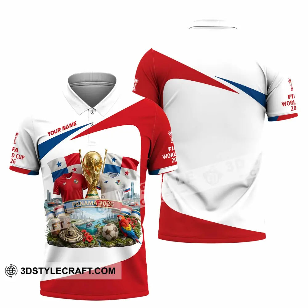 Unisex Shirt - Custom Panama World Cup 2026 3D Shirt - Polo Shirt / S - T-shirt