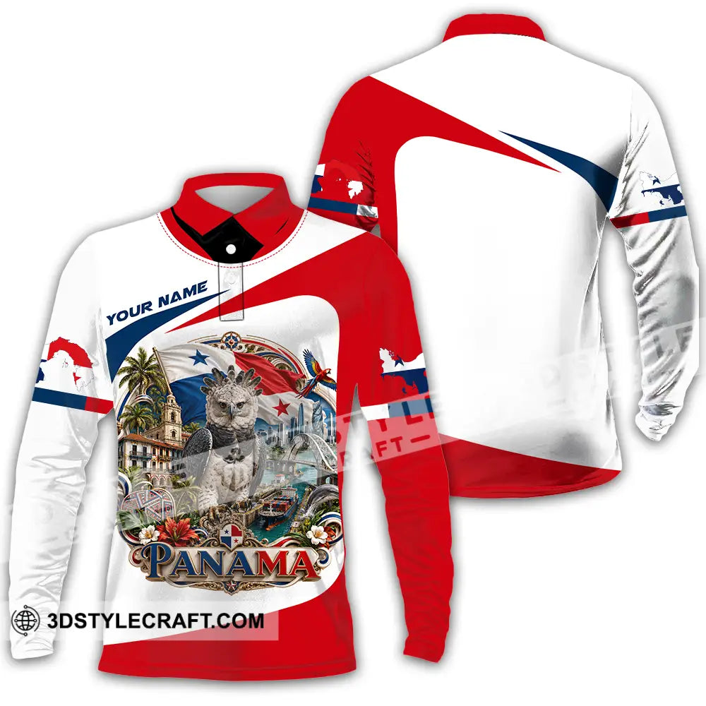 Unisex Shirt - Custom Panama Shirt - Long Sleeve Polo / S - T-shirt
