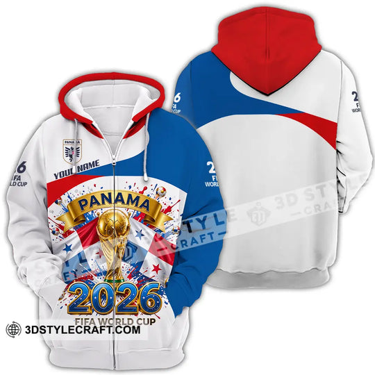 Unisex Shirt - Custom Panama World Cup 2026 3D Shirt style option 4