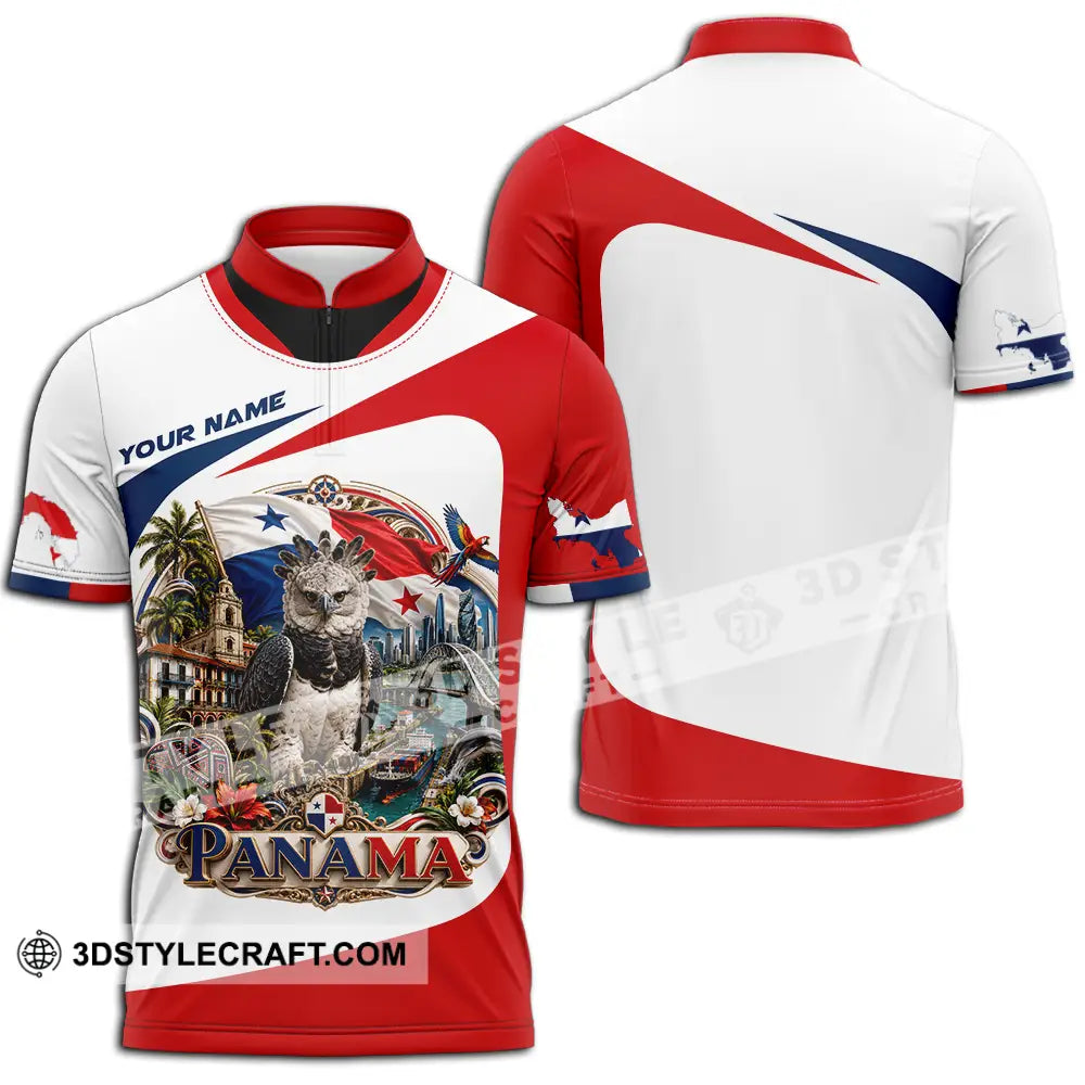 Unisex Shirt - Custom Panama Shirt - Zipper Polo Shirt / S - T-shirt