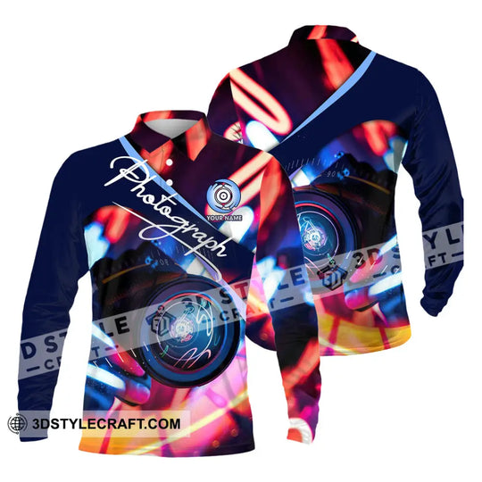 Unisex Shirt - Custom Photograph 3D Shirt style option 4