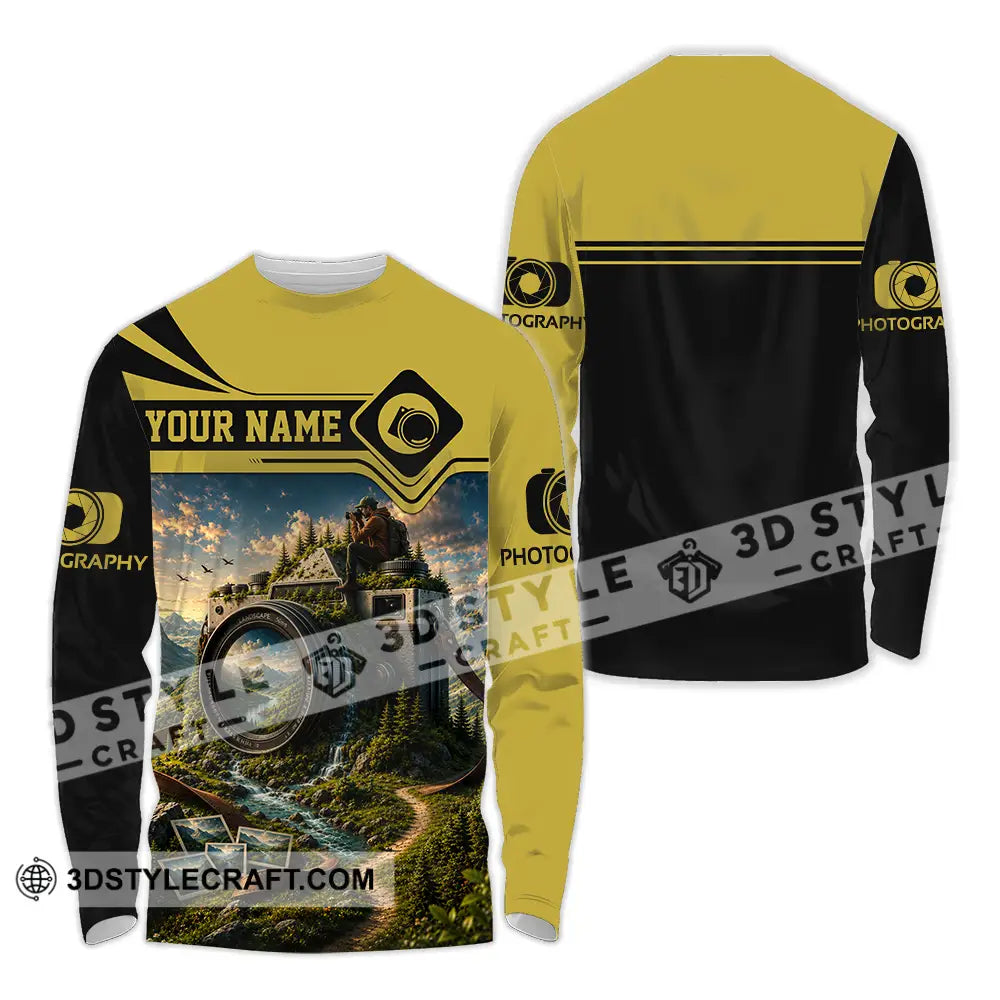 Unisex Shirt - Custom Photographer Shirt - Long Sleeve Shirt / S - T-shirt