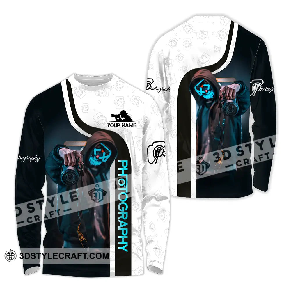 Unisex Shirt - Custom Photography 3D Shirt Long Sleeve Shirt / S T-shirt