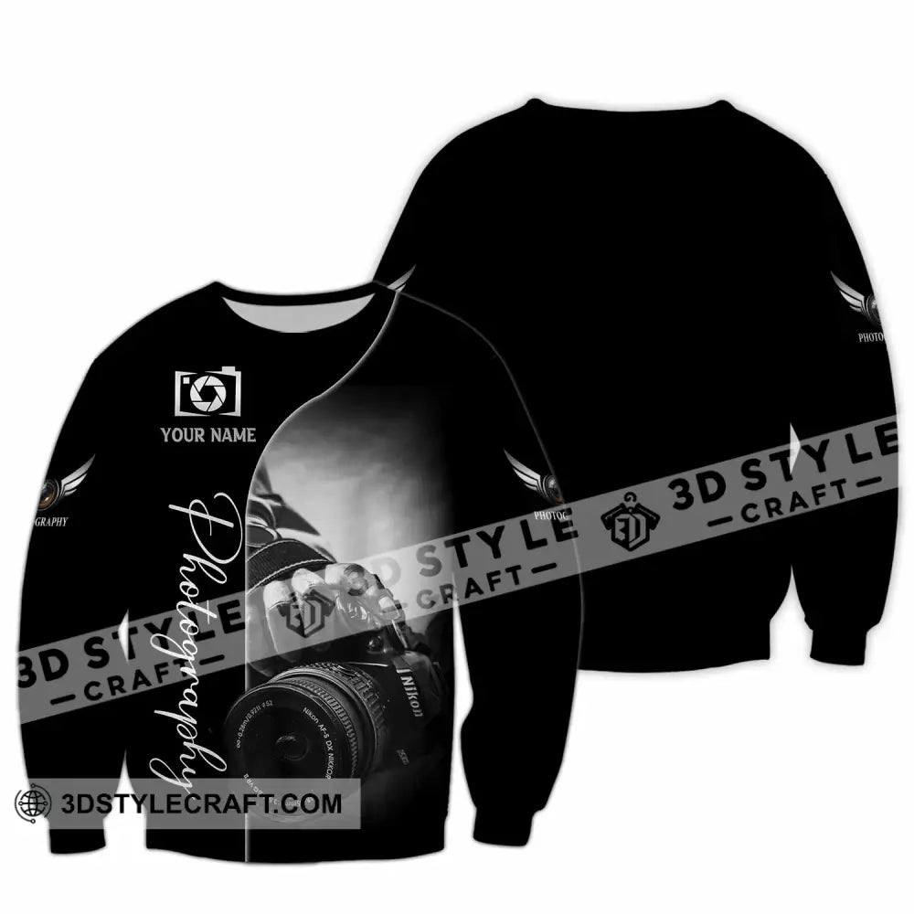 Unisex Shirt - Custom Photography 3D Shirt Long Sleeve / S T-shirt