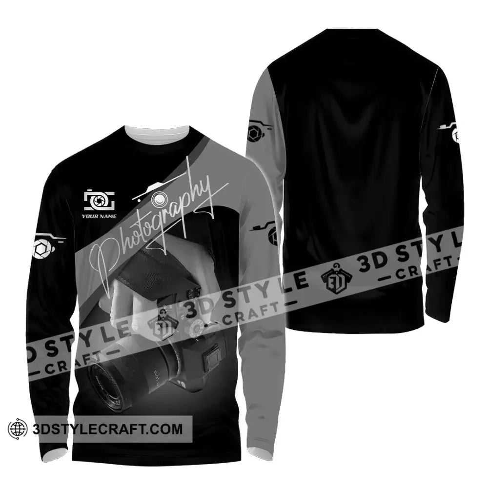 Unisex Shirt - Custom Photography 3D Shirt Long Sleeve Shirt / S T-shirt