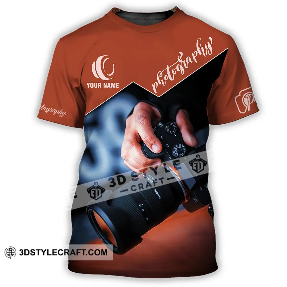 Unisex Shirt - Custom Photography 3D Shirt T-Shirt / S T-shirt