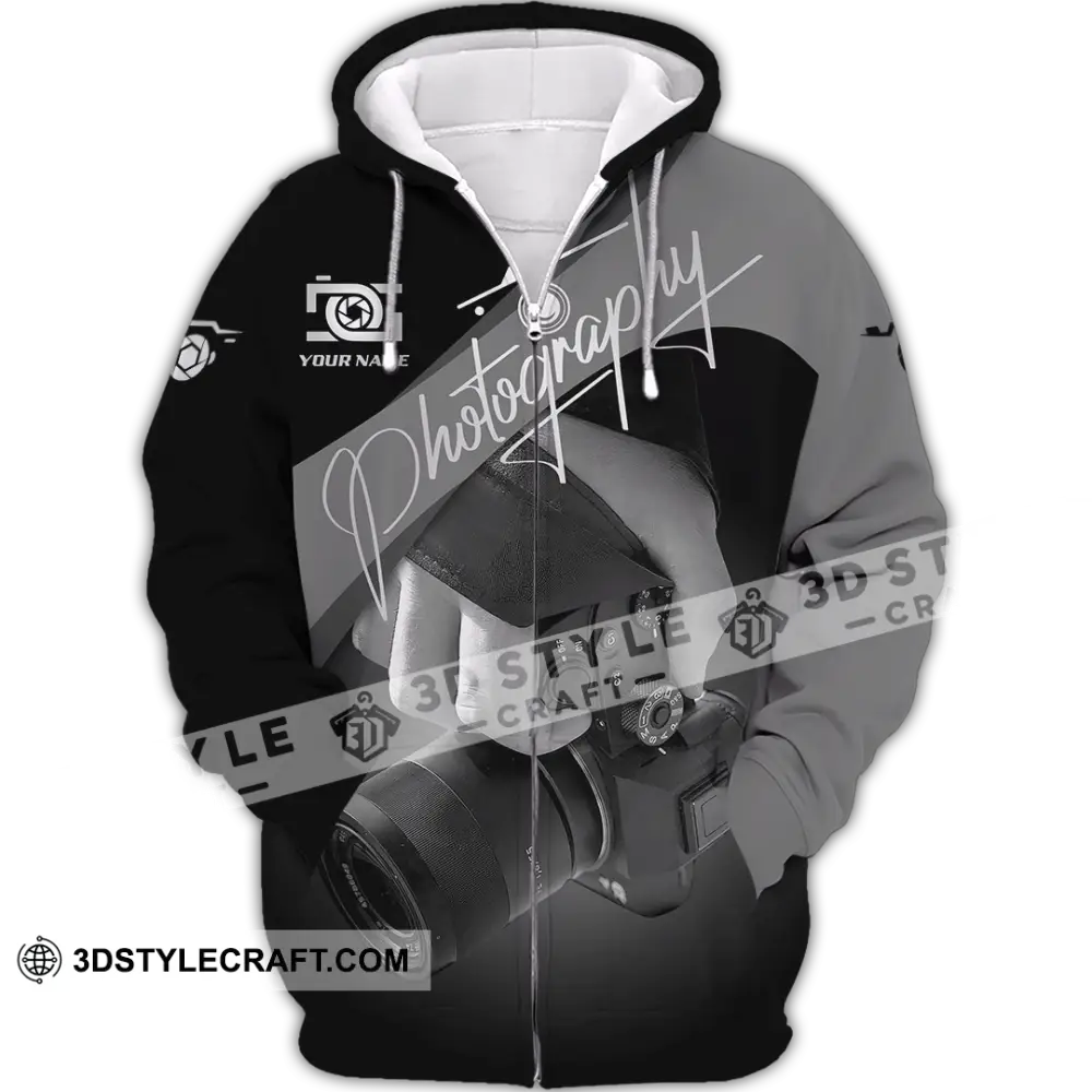 Unisex Shirt - Custom Photography 3D Shirt Zipper Hoodie / S T-shirt