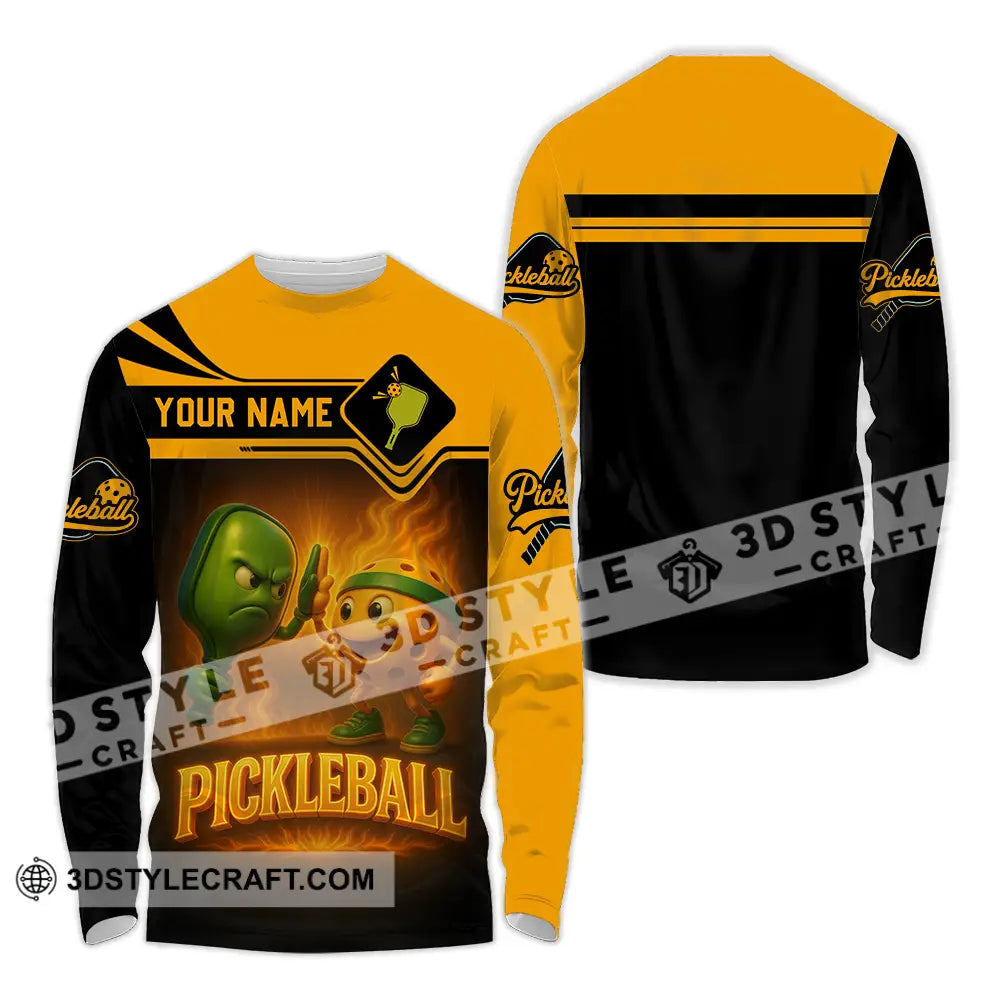 Unisex Shirt - Custom Pickleball Shirt Long Sleeve Shirt / S T-shirt