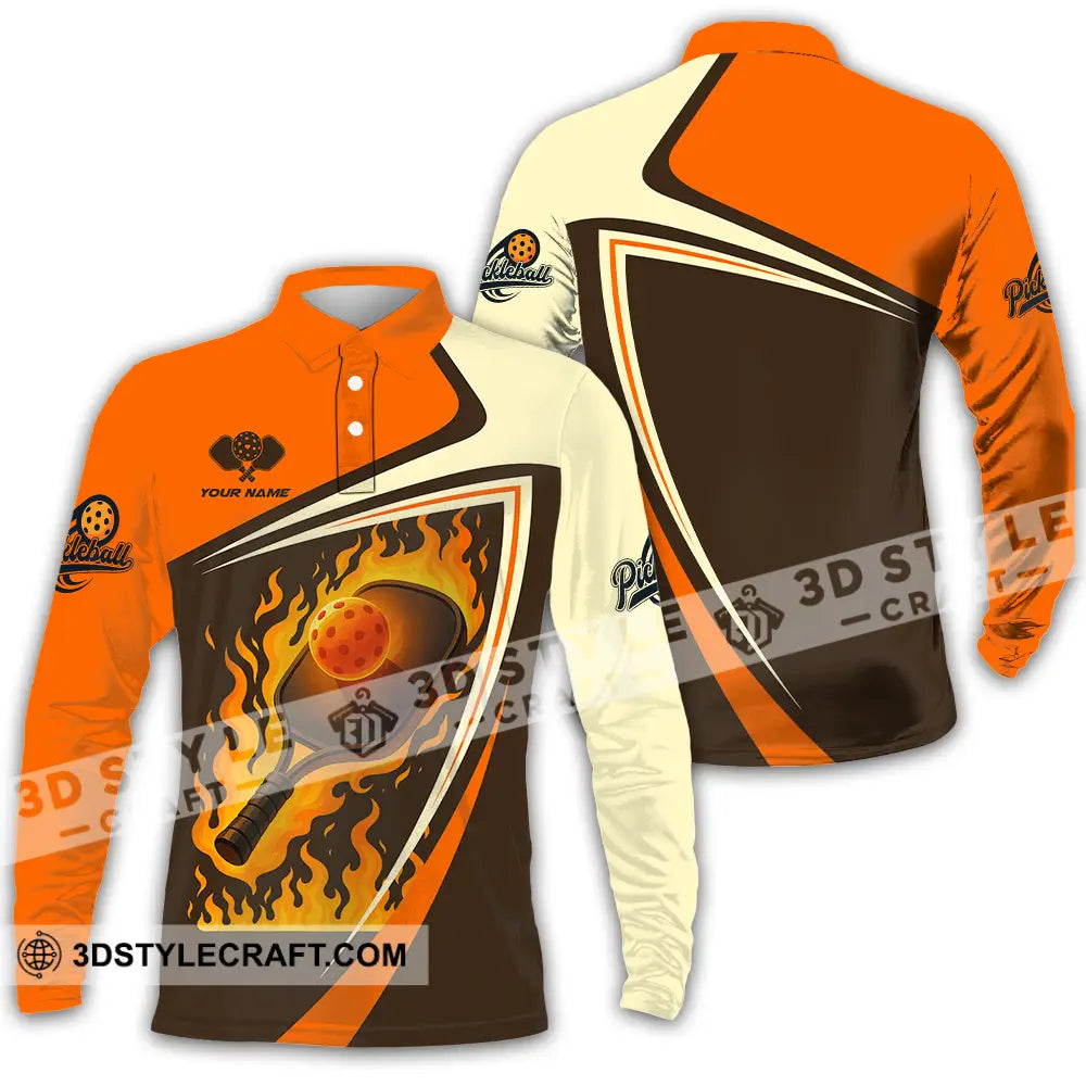 Unisex Shirt - Custom Pickleball Sport Shirt Long Sleeve Polo / S T-shirt