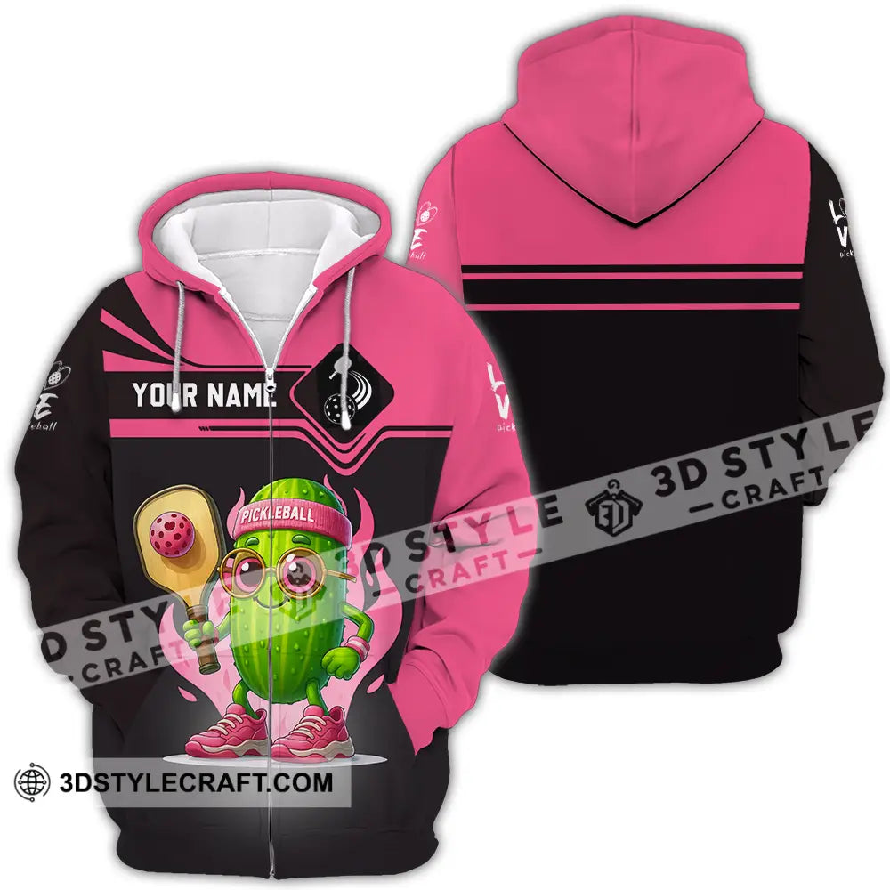 Unisex Shirt - Custom Pickleball Sport Shirt Zipper Hoodie / S T-shirt