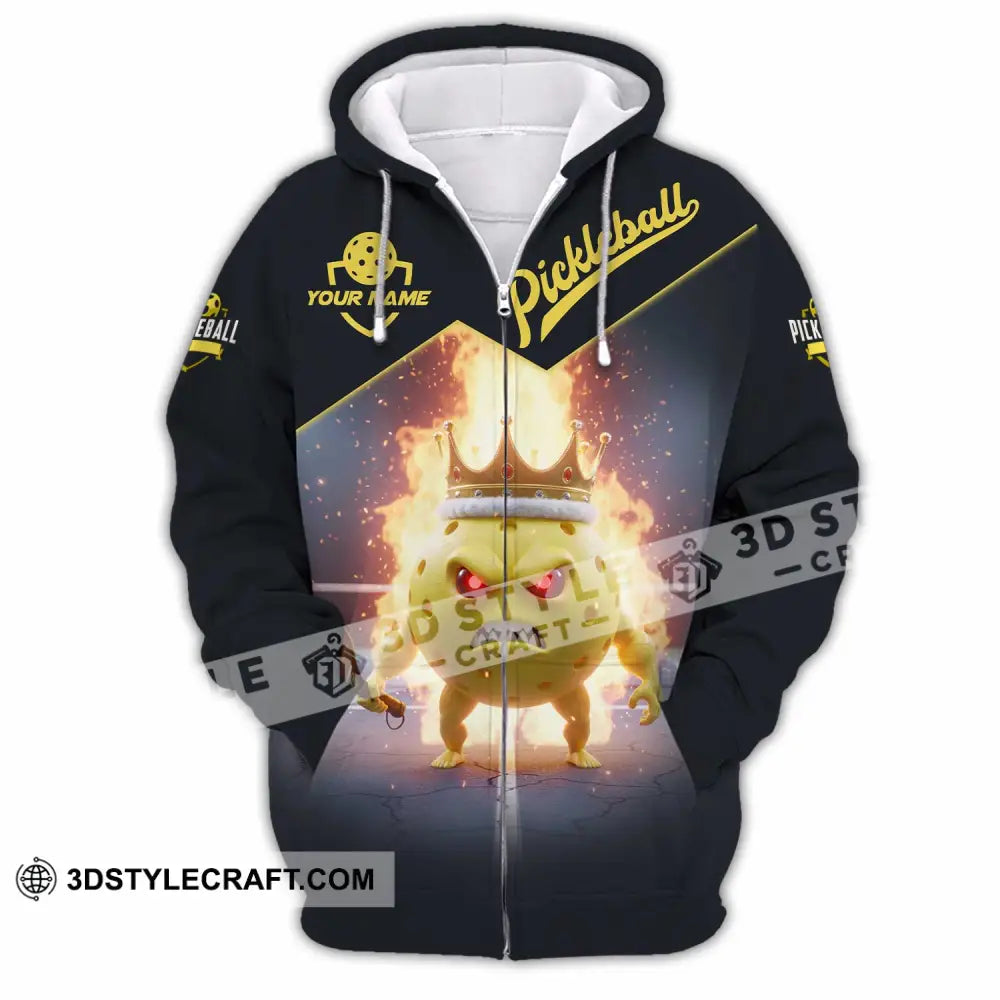 Unisex Shirt - Custom Pickleball Shirt Zipper Hoodie / S T-shirt