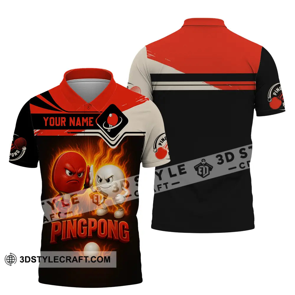 Unisex Shirt - Custom Ping Pong Shirt Polo Shirt / S T-shirt