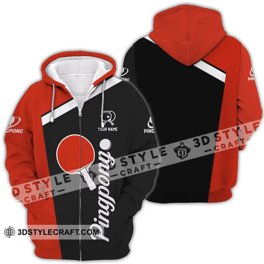 Unisex Shirt - Custom Ping Pong Shirt style option 4