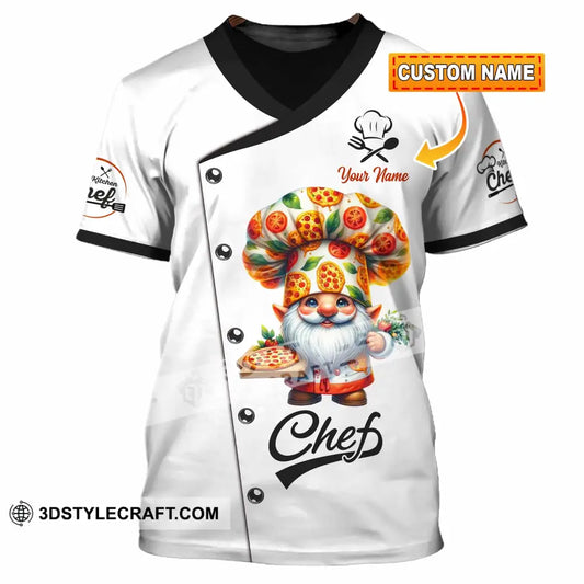Unisex Shirt - Custom Pizza Chef Santa Shirt T-shirt