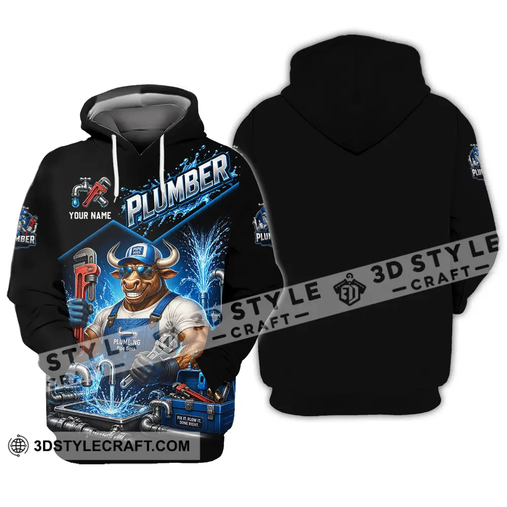 Unisex Shirt - Custom Plumber Shirt - Hoodie / S - T-shirt